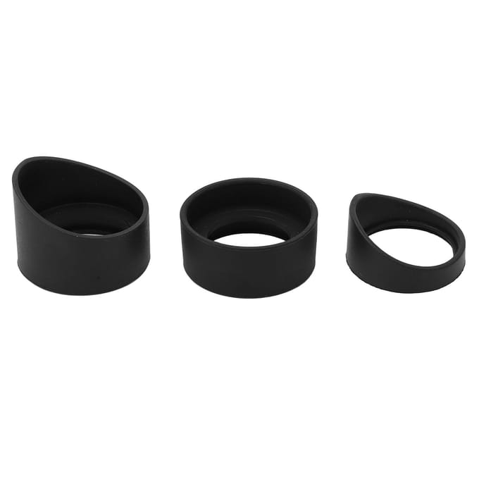3 stuks Microscoop Oogschelpen Zachte Rubber Oculairkappen voor AmScope SW SM ZM Microscoop