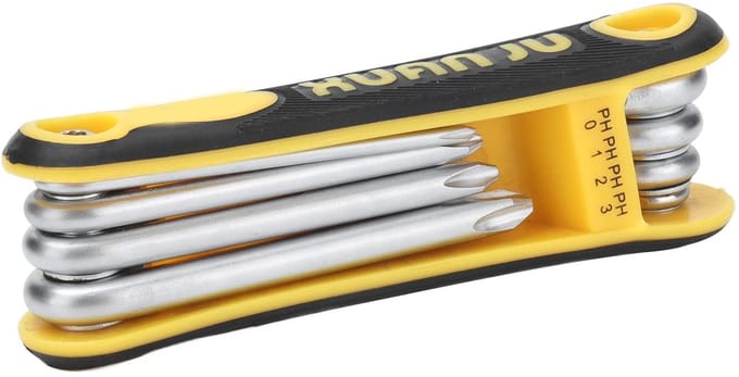 Opvouwbare Schroevendraaier Set 8 in 1 - Draagbaar en Multifunctioneel
