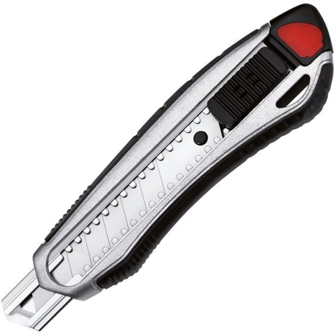 Westcott snijmes - 18mm - aluminium - met schuifsluiting - AC-E84025