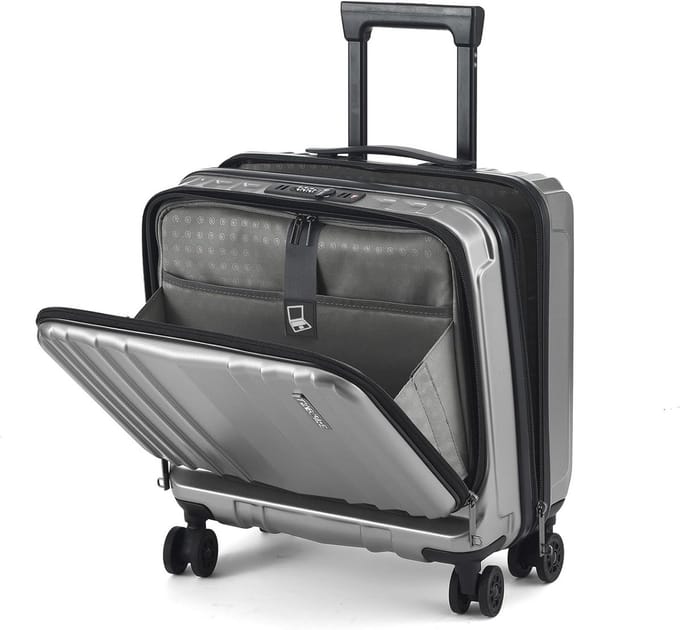 16 inch handbagage met 2 vakken voor laptops