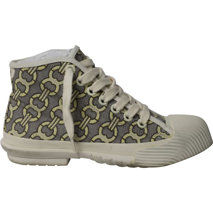 Tory Burch Buddy Hoge Sneakers in Multicolor Canvas