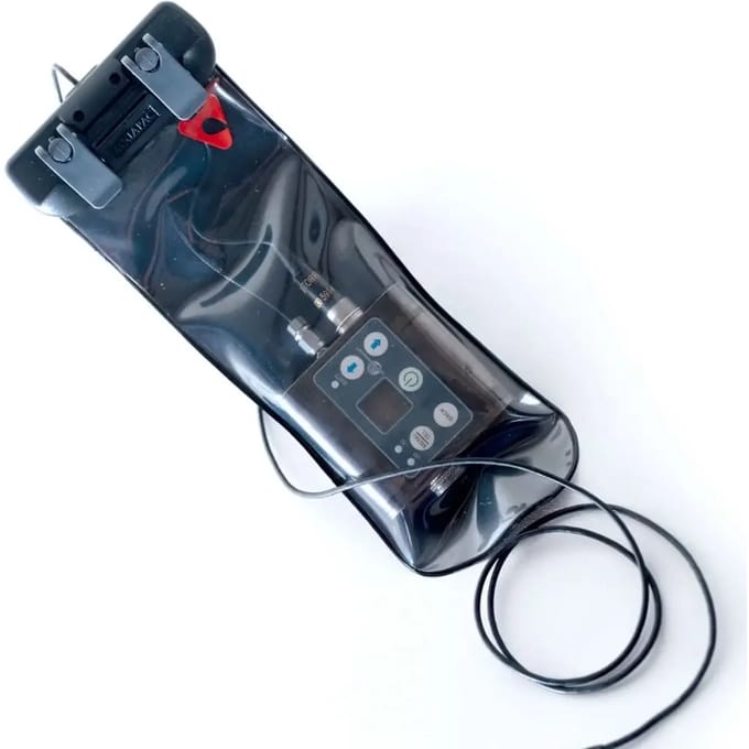 radio microfoonhouder met gelaste tap klein Aquapac Extrême Dock