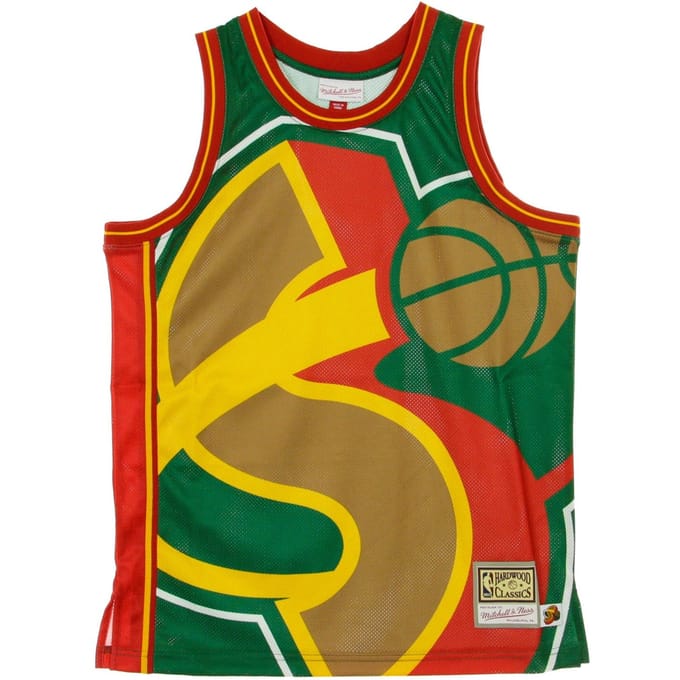Basketbaltanktop voor heren Nba Big Face Jersey Seasup