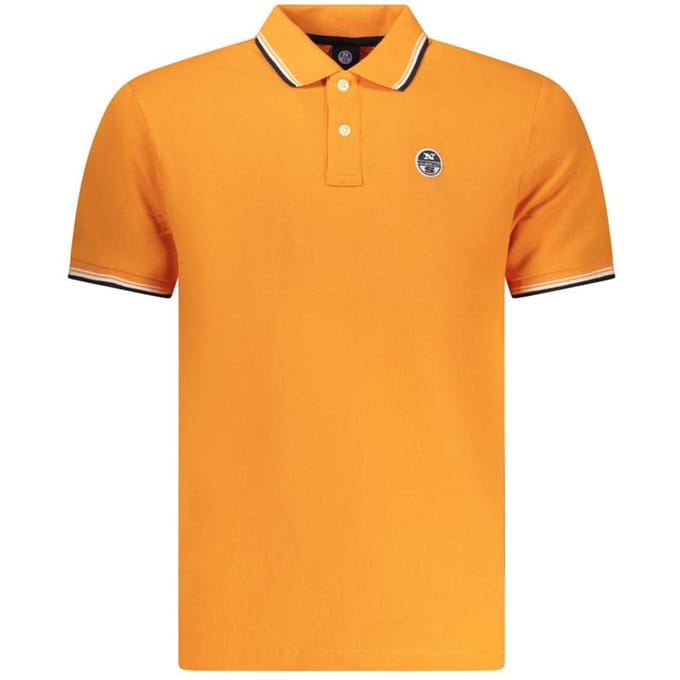 North Sails Arancione Katoenen Heren Polo