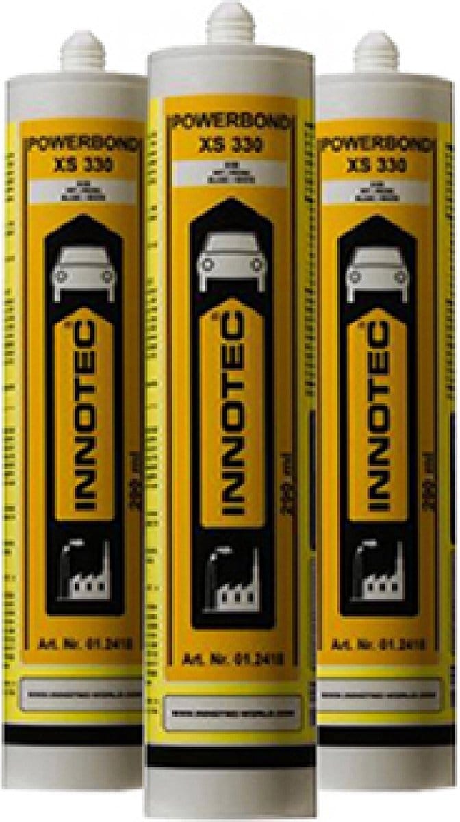 INNOTEC Powerbond XS 330 Zwarte Kleefpasta 290ml met Mengtuit