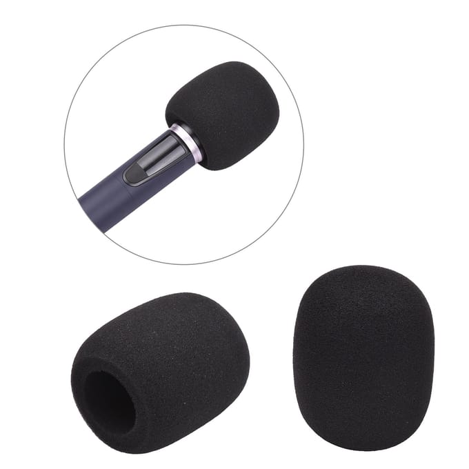 Ammoon Microfoon Foam Windscherm Windscherm Ruisonderdrukking Spons Microfoonhoes voor Handheld 5 Pack