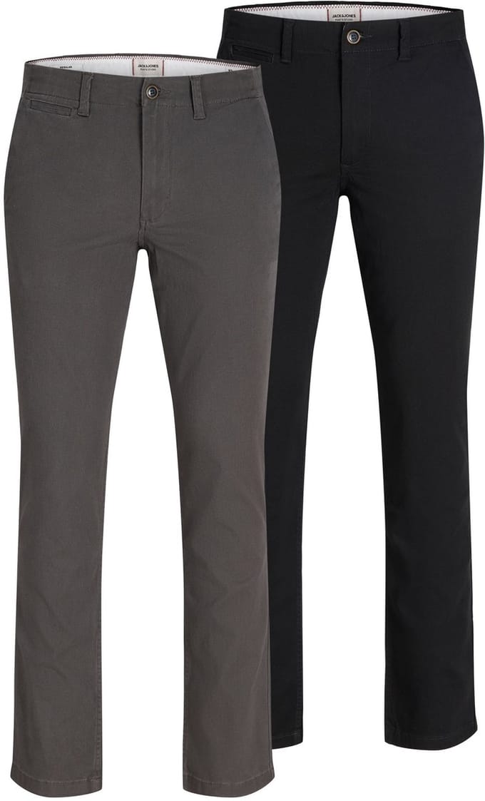 Jack & Jones Chinobroek 2-pack Slim Fit Chinobroek