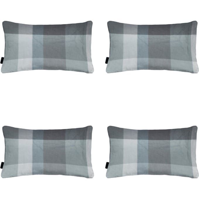 Madison - Sierkussen Sya grey - Ca. 30x50 cm - Set van 4