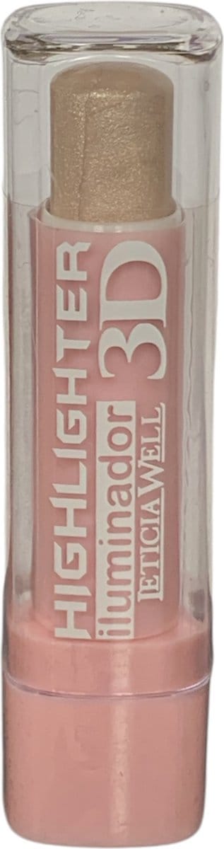 Leticia Well - Highlighter - Stick 3D - Beige - Crème - Nummer 02