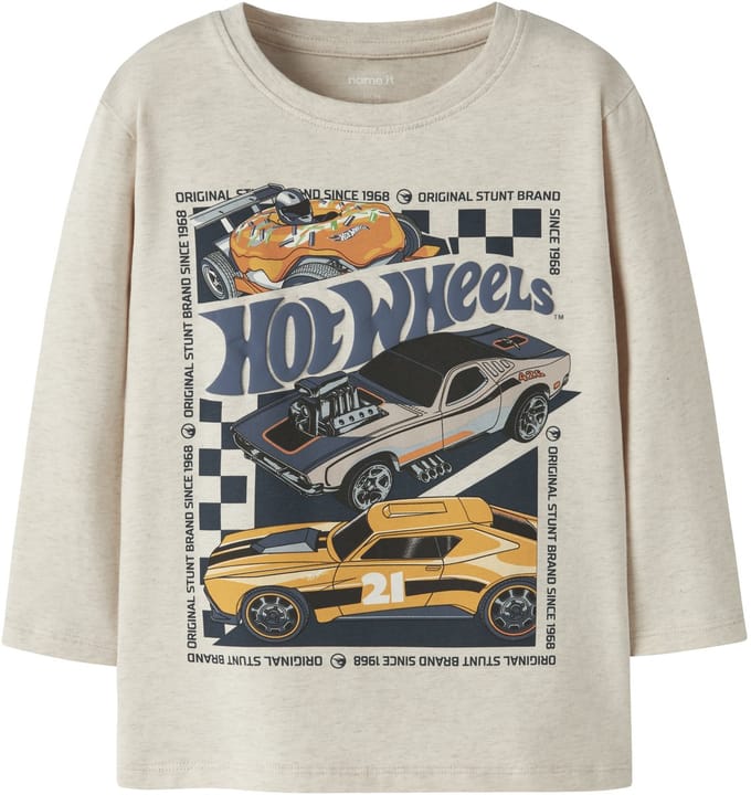 NAME IT- NMMJUNIOR HOTWHEELS LS NREG TOP BOX MAT - Jongens - T-shirt