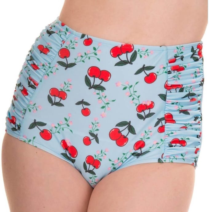 Banned - BLINDSIDE Bikinibroekje - L - Multicolours/Blauw