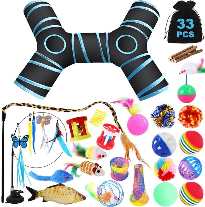 DailySupplies® Kattentunnel - Katttenspeelgoed - Kattenhuis