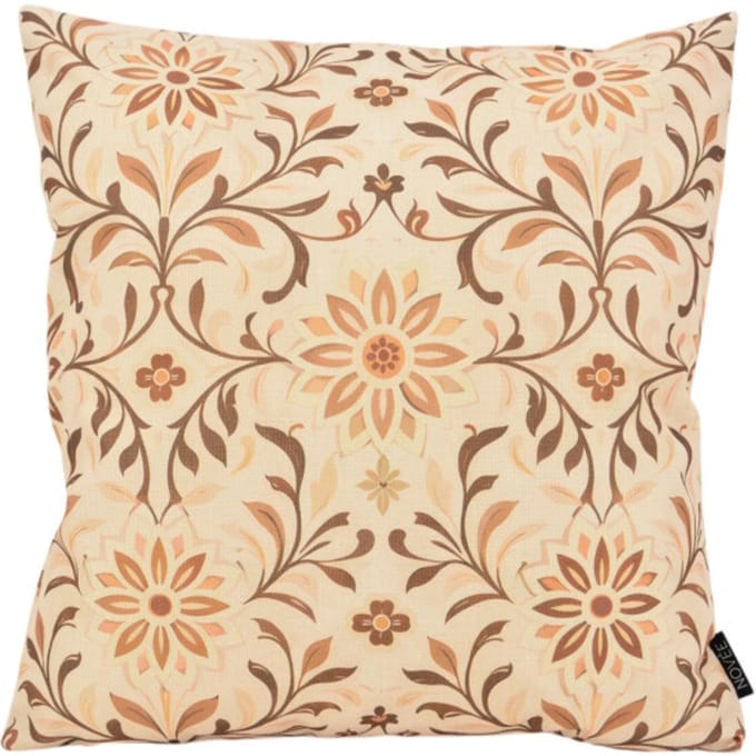 NOVÉE Sierkussen vintage bloom beige | 45x45 cm | katoen/linnen