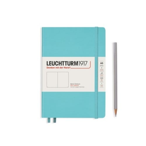 Leuchtturm1917 A5 Medium Notitieboek blanco Stone Blue - Notebook - 4004117587399