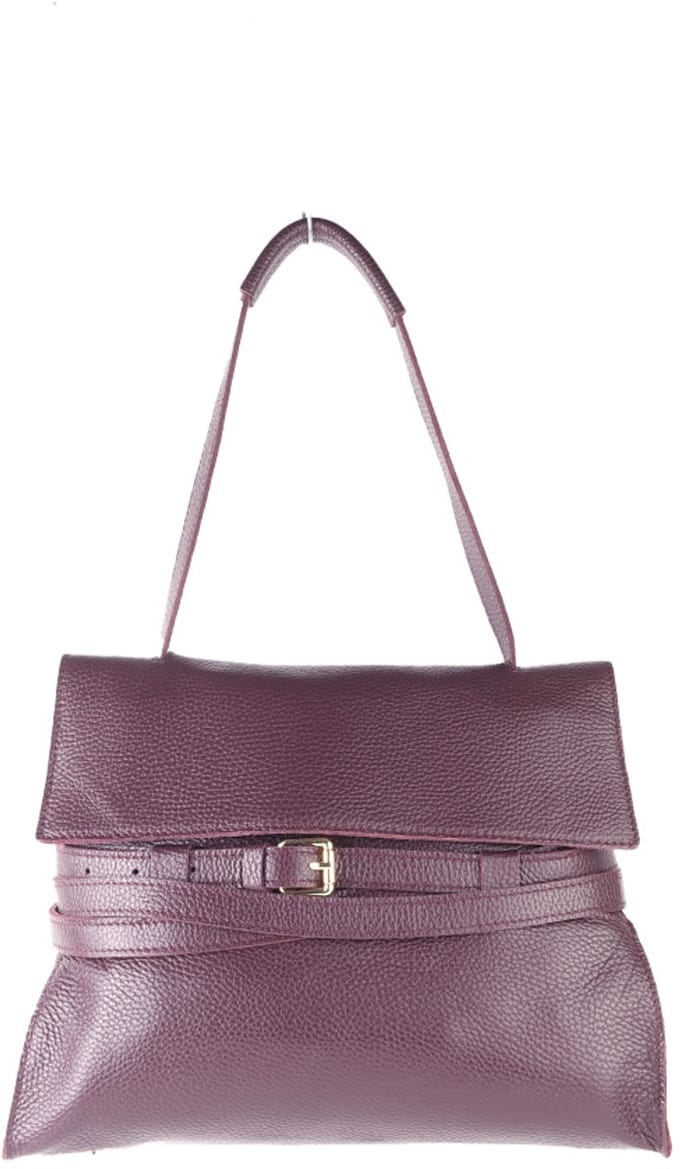 Giuliano lederen handtas Chiara - Made in Italy - Bordeaux