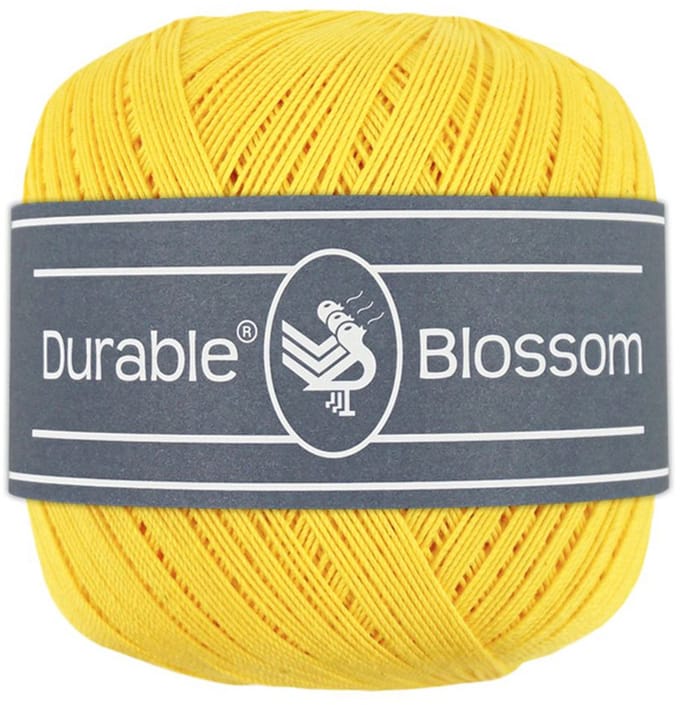 Durable Blossom - 2180 Bright Yellow - Verfijnd Gemerceriseerd Katoen Garen