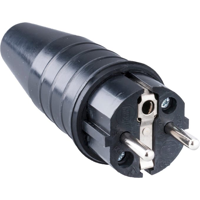 Heavy Duty Industriële Rubber Stroomstekker 16A 250V - 108013