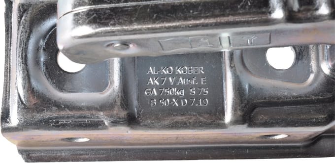 Alko Ak 7-E Koppeling 750kg Koker 60mm