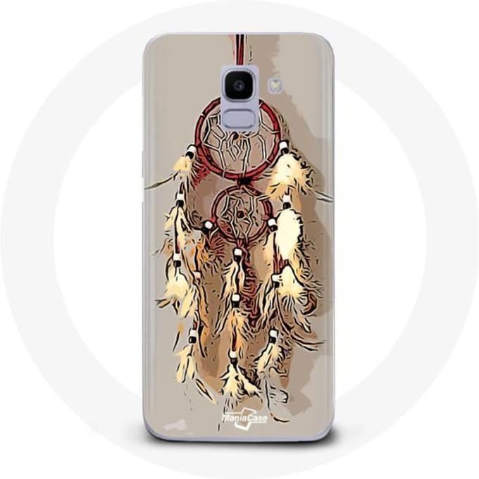 Coque pour Samsung Galaxy A8 2018 Attrape Rêve Marron