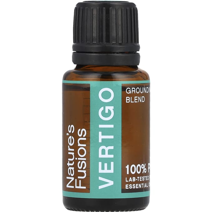 Nature's Fusions, 100% Pure Etherische Olie, Duizeligheid, 15 ml