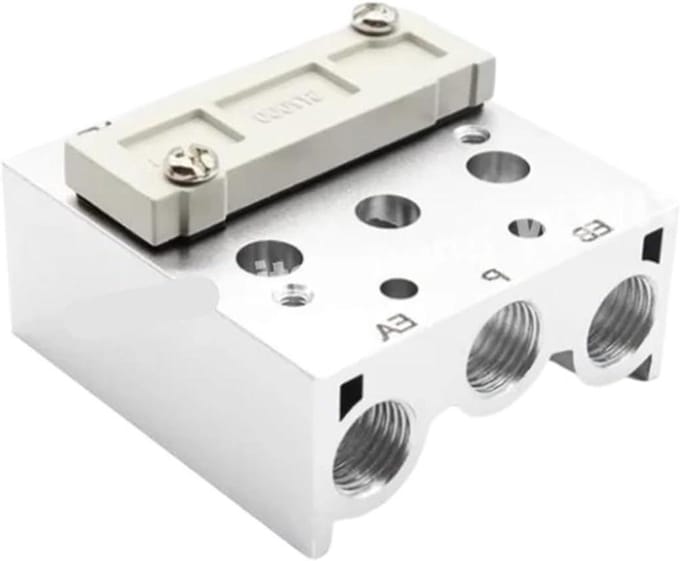 Ventielaansluitplaat - Afdekplaat Blindplaat - Pneumatische Systemen - Serie 3V4V - 10 stuks - Grijs