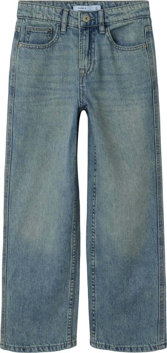 Name it winter jeans broek jongens - blauw - NkmRyan - straight fit