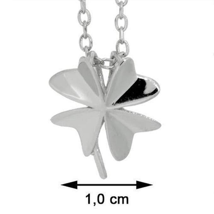 Blinx Jewels Zilveren Hanger Klavertje Vier incl. Ketting