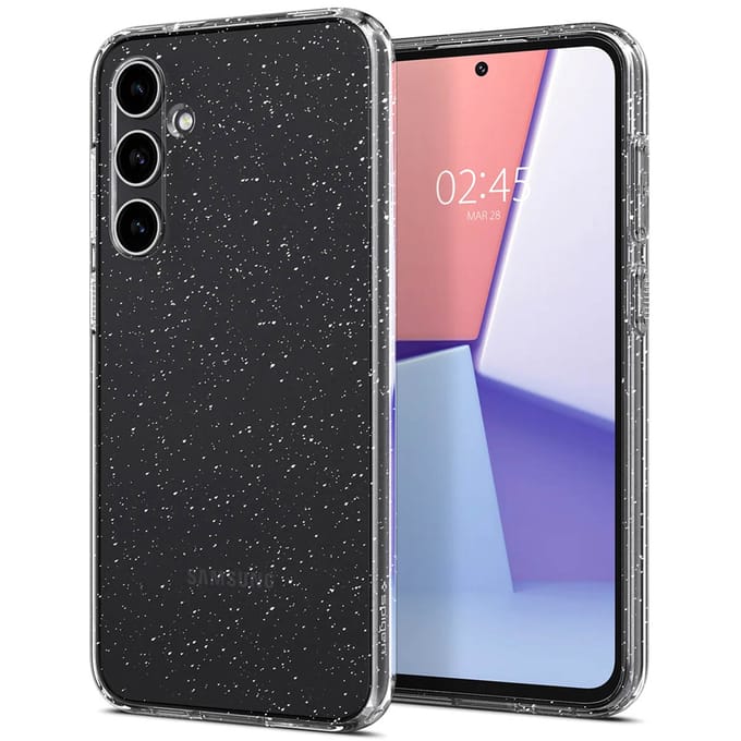 Spigen Liquid Crystal Hoesje Geschikt voor Samsung Galaxy S23 FE Transparant Glitter