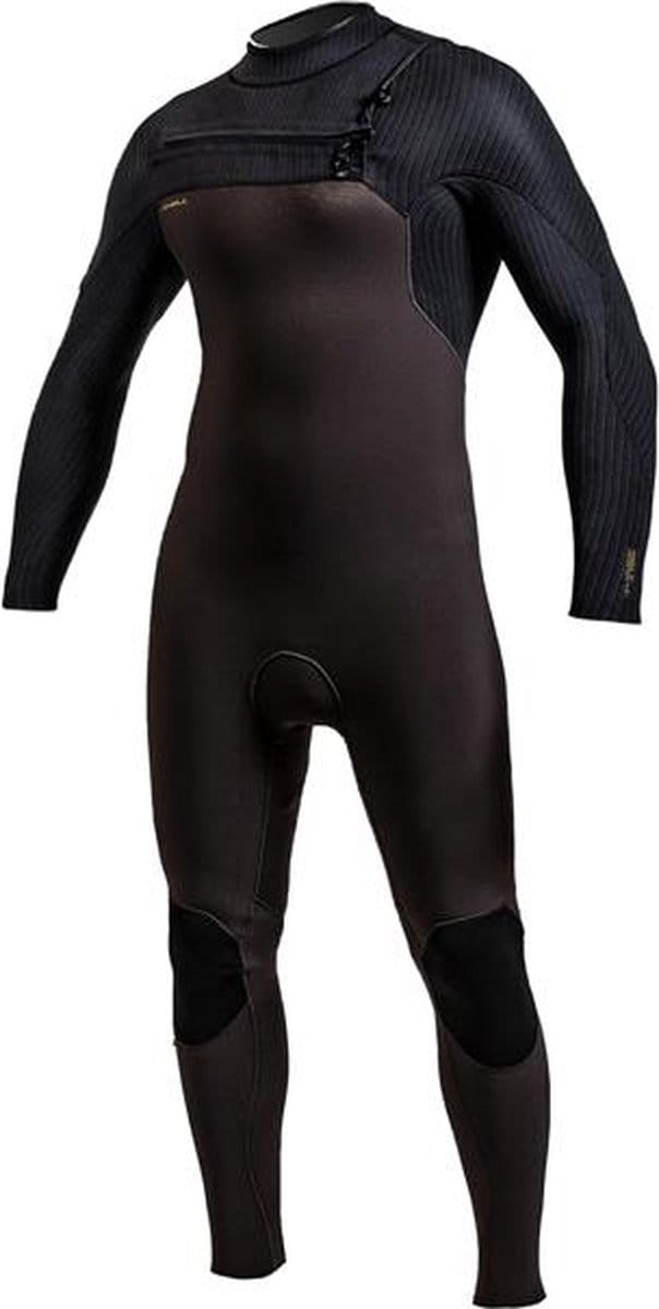 O'Neill Hyperfreak 4/3+mm Heren Wetsuit – Chest Zip – Fullsuit – Flexibel & Warm – Zwart – Maat LT