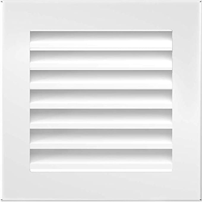 Ventilatierooster Haardrooster 17cm x 17cm Wit