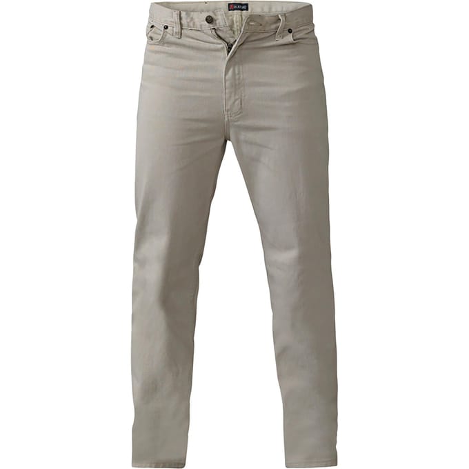 Duke Heren D555 Rockford Comfort Kingsize Jeans 46R grijs