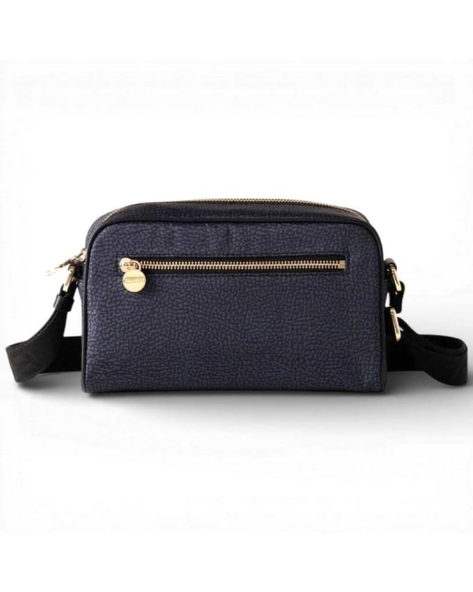 Camera Case S tas. Borbonese Blauwe lapis Op gerecycleerde stof - 934115-I15-825