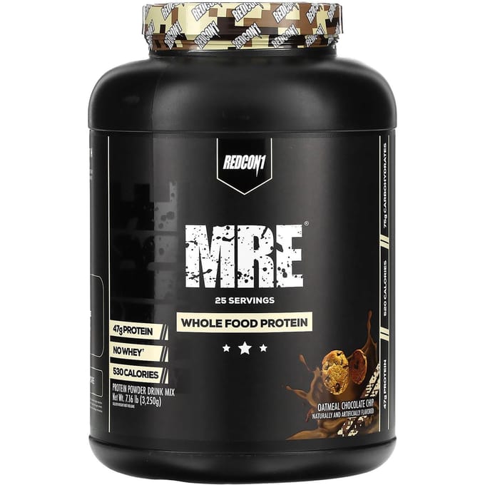 Redcon1, MRE, Eiwit uit Volwaardige Voeding, Havermout Chocolade Chip, 7,16 lb (3,250 g)
