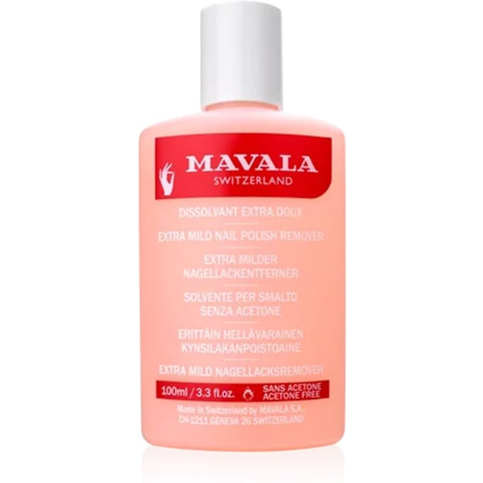 Mavala acetone-vrije nagellakremover roze 100 Oplossing