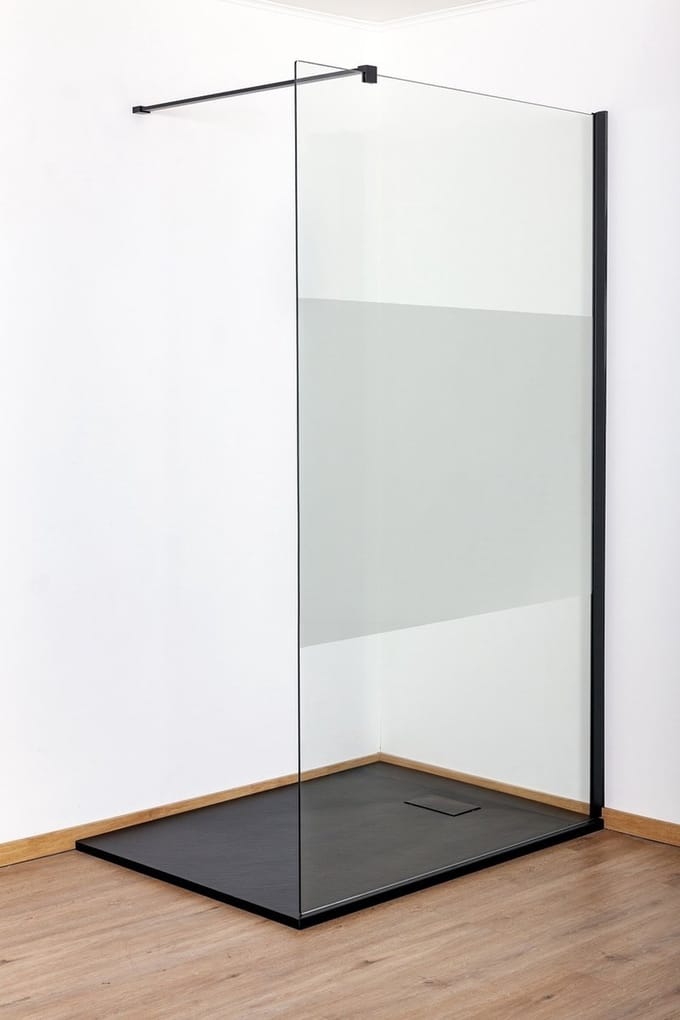 Sanifun douchewand Amber 2000 x 1570 mat