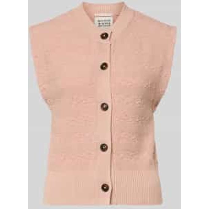 mouwloos vest met Ronde hals