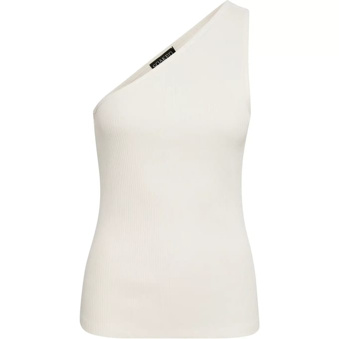 Dames tanktop met één schouder Soaked in Luxury Simone