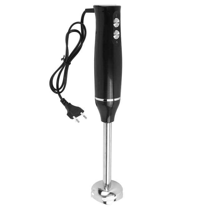 Staafmixer Handheld 4 in 1 Multifunctionele Handmixer voor Babyvoeding Soep Smoothie L gray