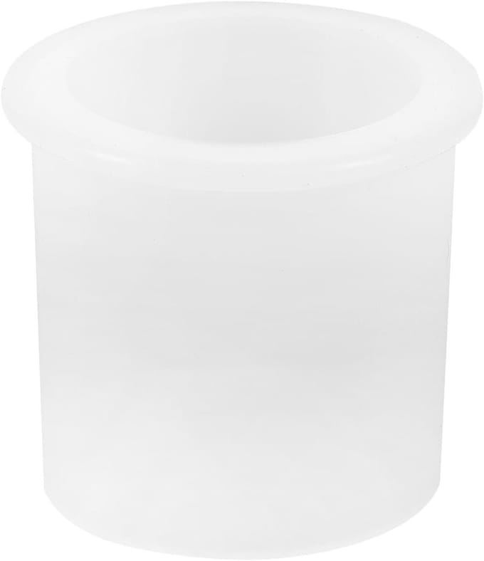 Paraplu Gat Plug - Tafel Ring - Terrastafel Stabiliseren - Eenvoudige Installatie - 7 x 7 x 6.5 cm - Wit