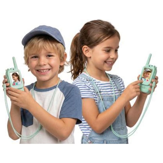 Beeld walkie talkie kids USB Science tot 500 meter