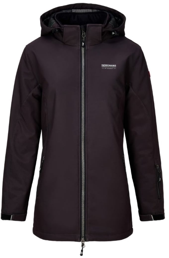 Nordberg - Jas Olla bruin gevoerde softshell jas - Maat M