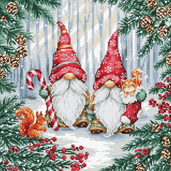 Borduurpakket Luca-S - Forest Friends - Bosvriendjes - BU5096