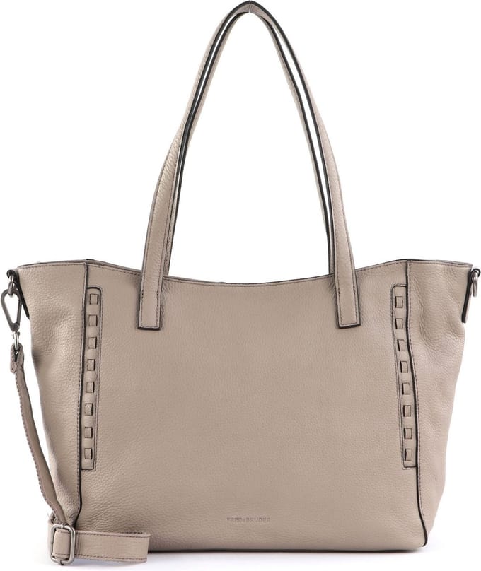 FREDsBRUDER Schoudertas Aura Shopper Good Grey Beige