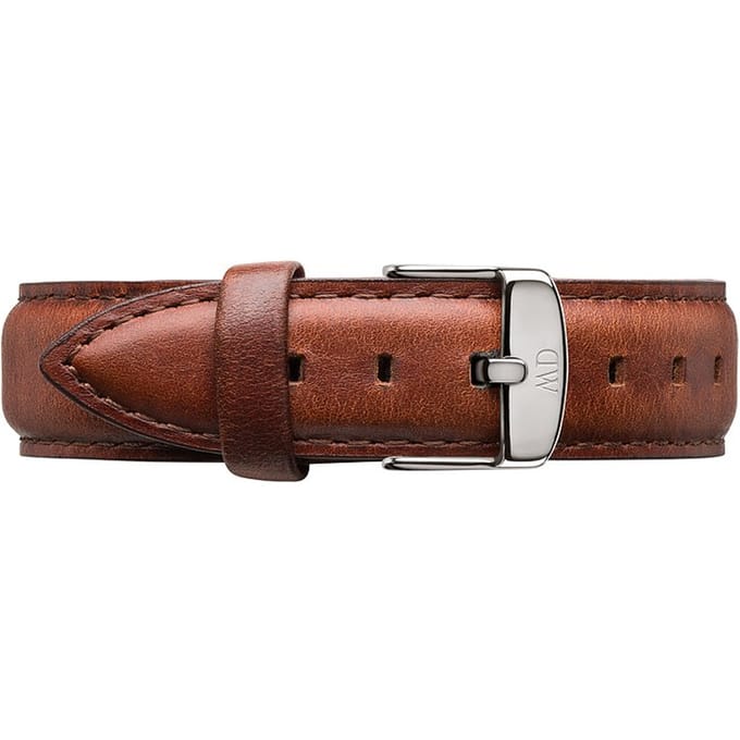 Daniel Wellington DW Strap Leather St Mawes 18mm Silver