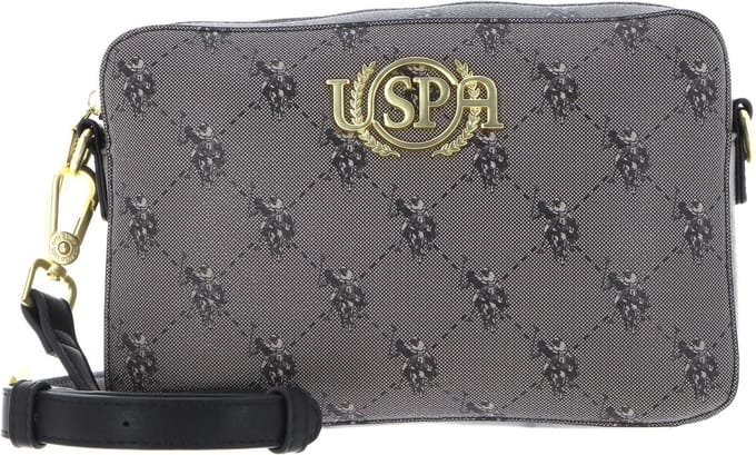 U.S. POLO ASSN. Schoudertas Hampton Crossbody Bag Black Grijs