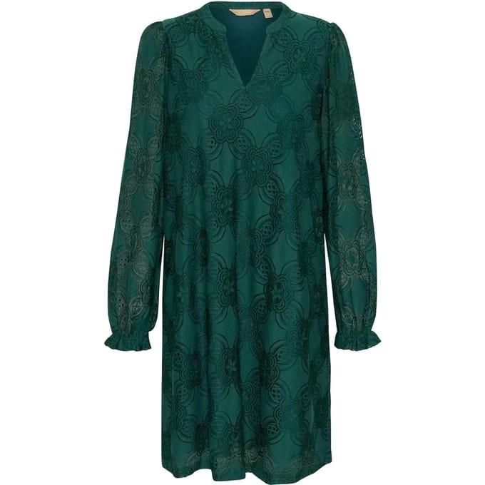 Jurk Relaxed fit green