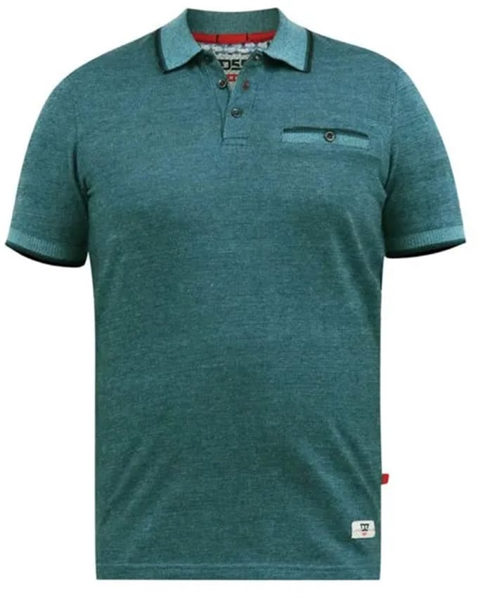 Duke 555 Troy Polo Groen/Blauw Big Men Size 4XL