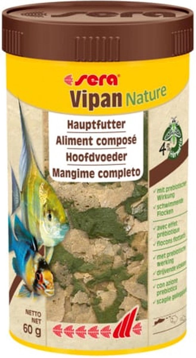 Sera Vipan vlokken visvoer voor gemengd aquarium 250ml