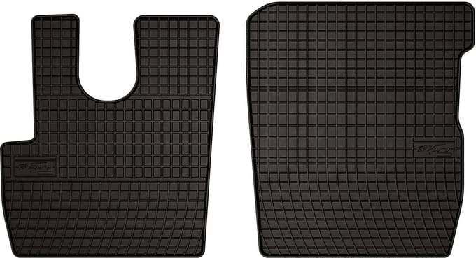 Wielganizator SolidPRO - Zwarte Rubber Automatten - DAF CF 106 - Euro6 - Perfect Aangepast