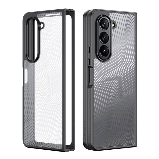 Dux Ducis Aimo Geschikt voor Samsung Galaxy Z Fold 5 - Back Cover Case Zwart